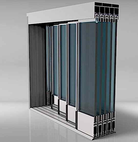 Alecto Eşiksiz Isıcamlı Sürme Sistem