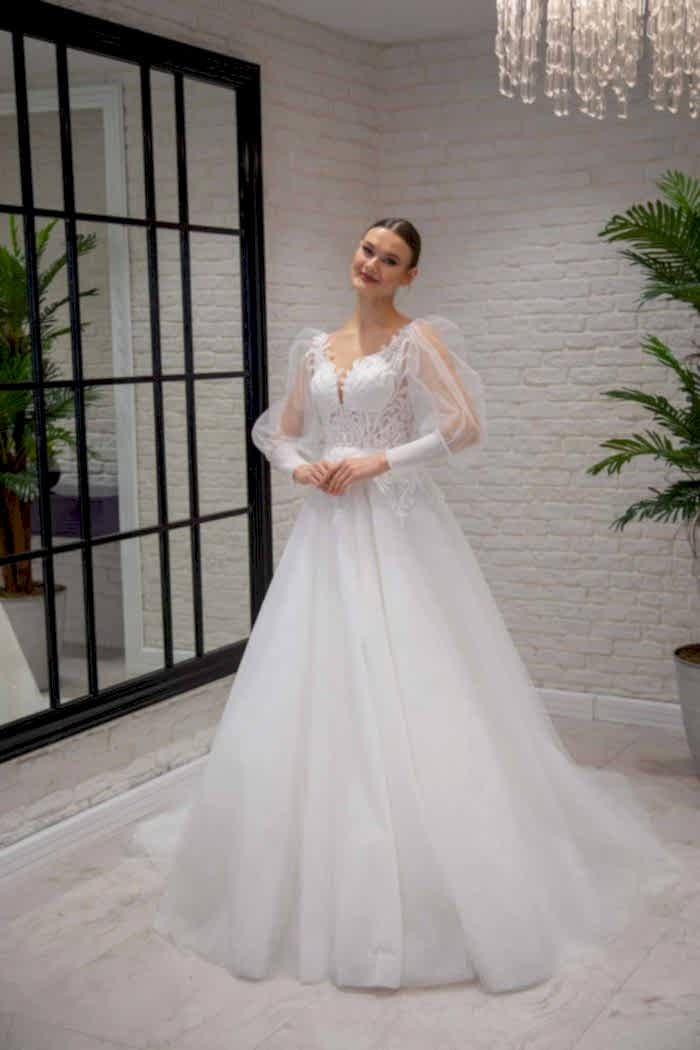 Bohem Kol Derin V Yaka A Kesim Gelinlik