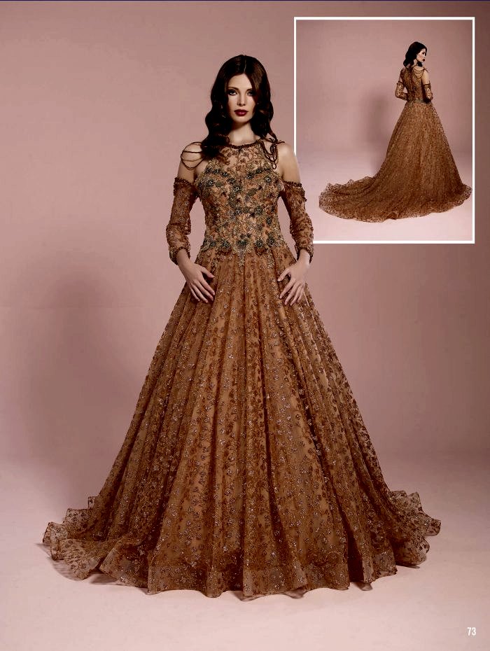 Alternative view of Kristal Taş Ve Dantel İşlemeli Sarı Nişanlık