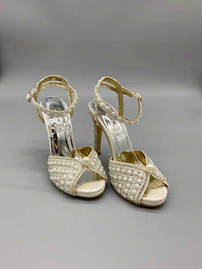 İnci Zarafeti Gelin Ayakkabısı