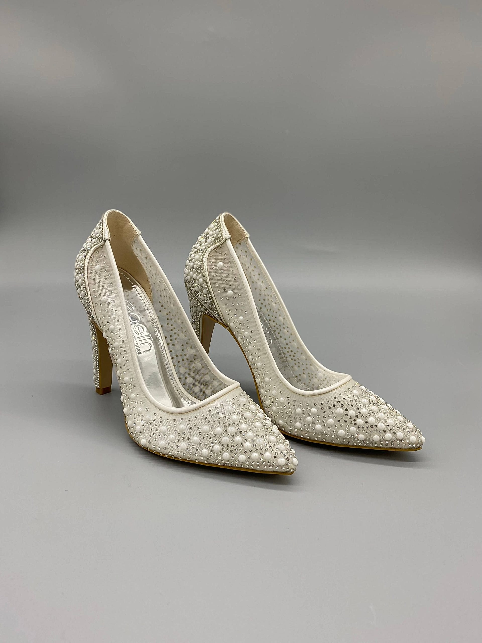 Yoğun İnci Gelin Ayakkabısı - Görsel 2